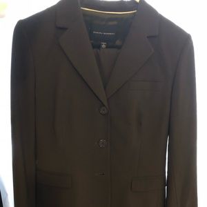 Banana Republic dark brown suit